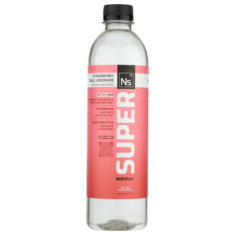 NIRVANA SUPER: Water Rtd Strwbry Basil, 16.9 fo - #tag1# - #tag2#