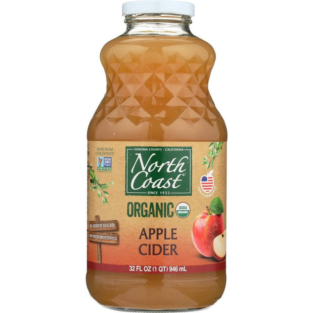 NORTH COAST: Organic Apple Cider, 32 oz - Sunshine Co Op. - #tag1# - #tag2# - #tag3# - #tag4#