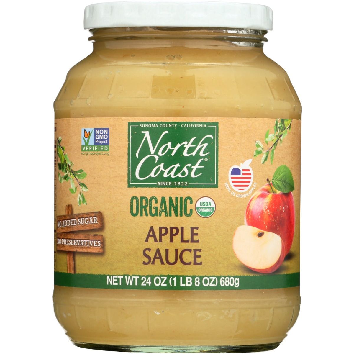 NORTH COAST: Organic Applesauce, 24 oz - #tag1# - #tag2#