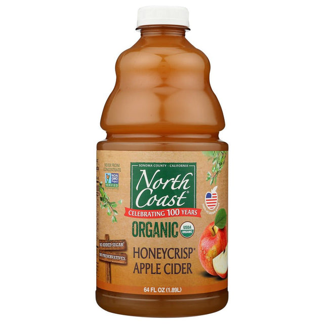 NORTH COAST: Organic Honeycrisp Apple Cider, 64 fo - #tag1# - #tag2#