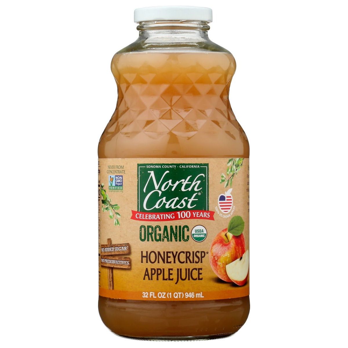 NORTH COAST: Organic Honeycrisp  Juice, 32 fo - Sunshine Co Op. - #tag1# - #tag2# - #tag3# - #tag4#