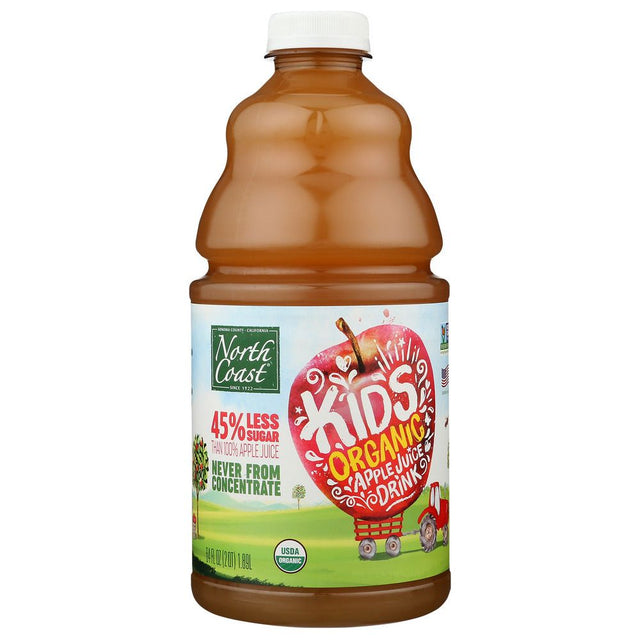 NORTH COAST: Organic Kids Apple Juice, 64 fo - #tag1# - #tag2#