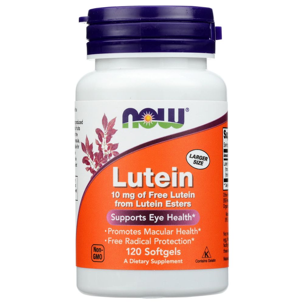 NOW: Lutein 10mg, 120 sg - #tag1# - #tag2#