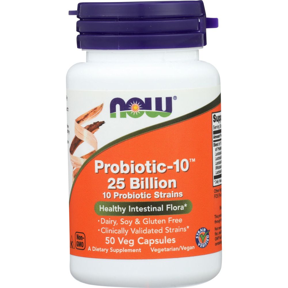 NOW: Probiotic 10 25Billion, 50 vc - #tag1# - #tag2#