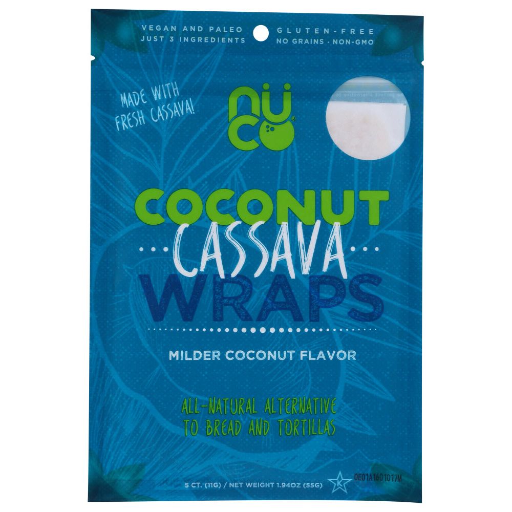 NUCO: Wraps Coconut Cassava, 1.94 oz - #tag1# - #tag2#