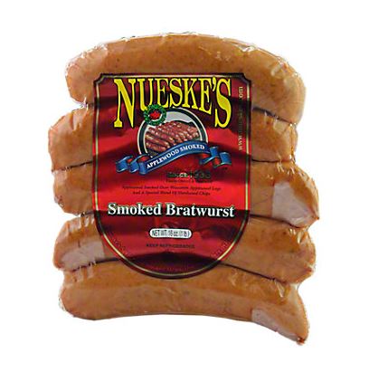 NUESKES APPLEWOOD SMOKED MEATS: Smoked Bratwurst, 1 lb - #tag1# - #tag2#