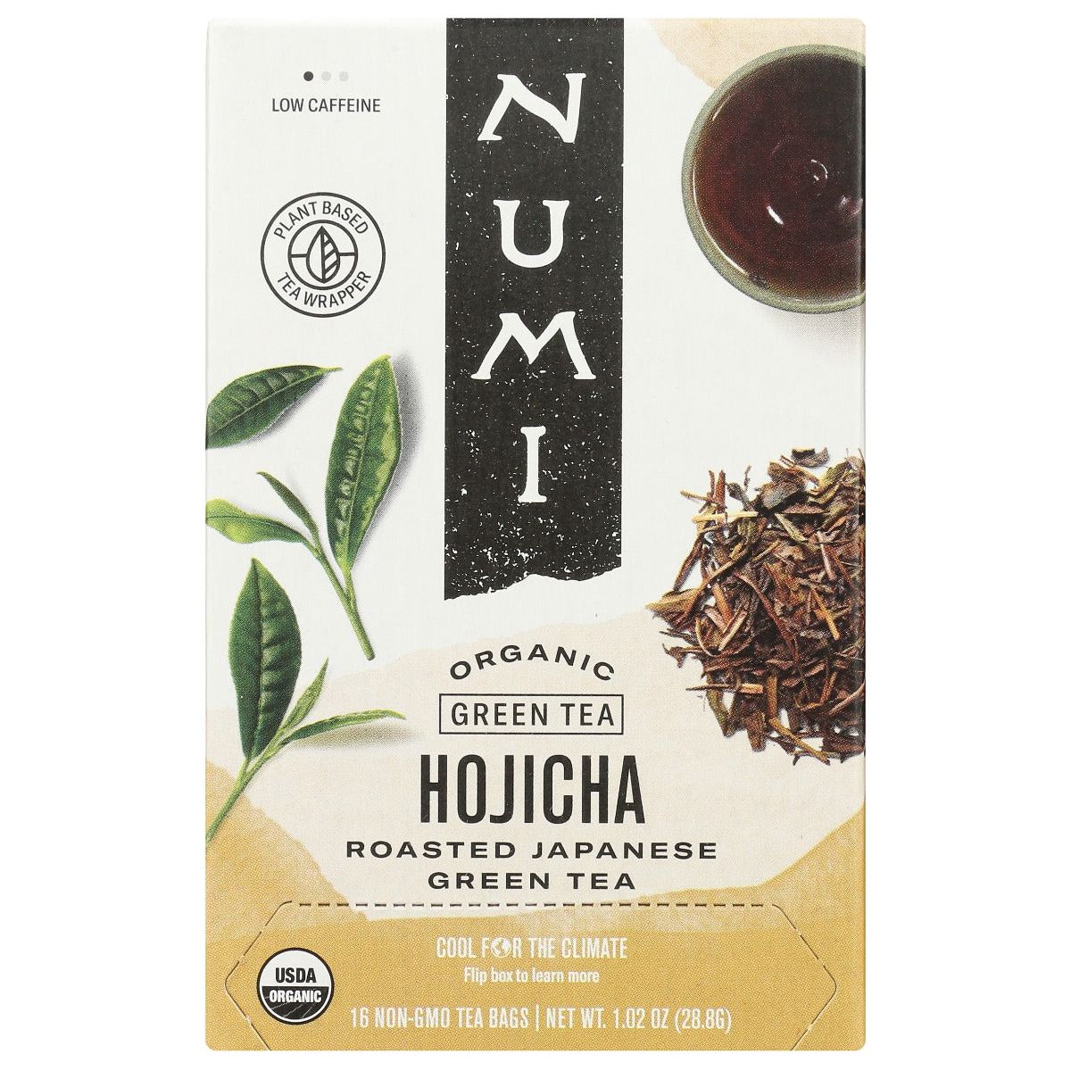 NUMI TEAS: Hojicha Roasted Japanese Green Tea, 16 bg - #tag1# - #tag2#