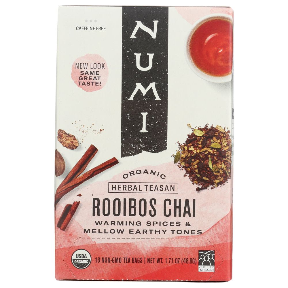 NUMI TEAS: Rooibos Chai Herb Tea, 18 bg - #tag1# - #tag2#