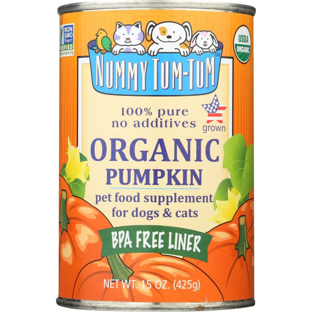 NUMMY TUM TUM: Organic Pumpkin For Pets, 15 oz - Sunshine Co Op. - #tag1# - #tag2# - #tag3# - #tag4#