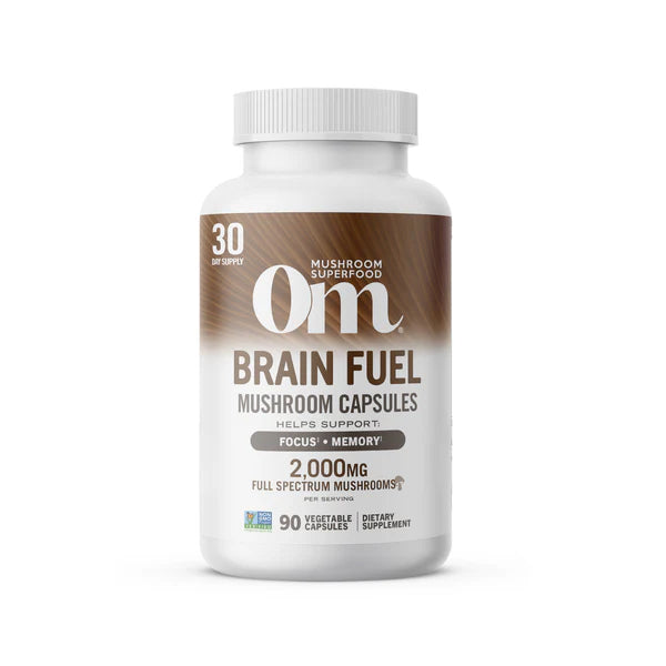 OM ORGANIC MUSHROOM NUTRITION: Brain Fuel Lions Mane Folate, 90 vc - Sunshine Co Op. - #tag1# - #tag2# - #tag3# - #tag4#