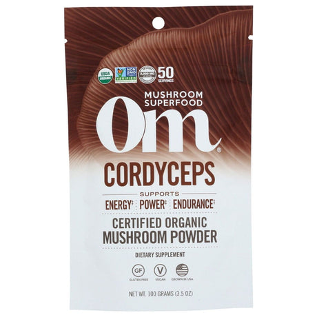 OM ORGANIC MUSHROOM NUTRITION: Cordyceps Mushroom Powder, 100 gm - Sunshine Co Op. - #tag1# - #tag2# - #tag3# - #tag4#
