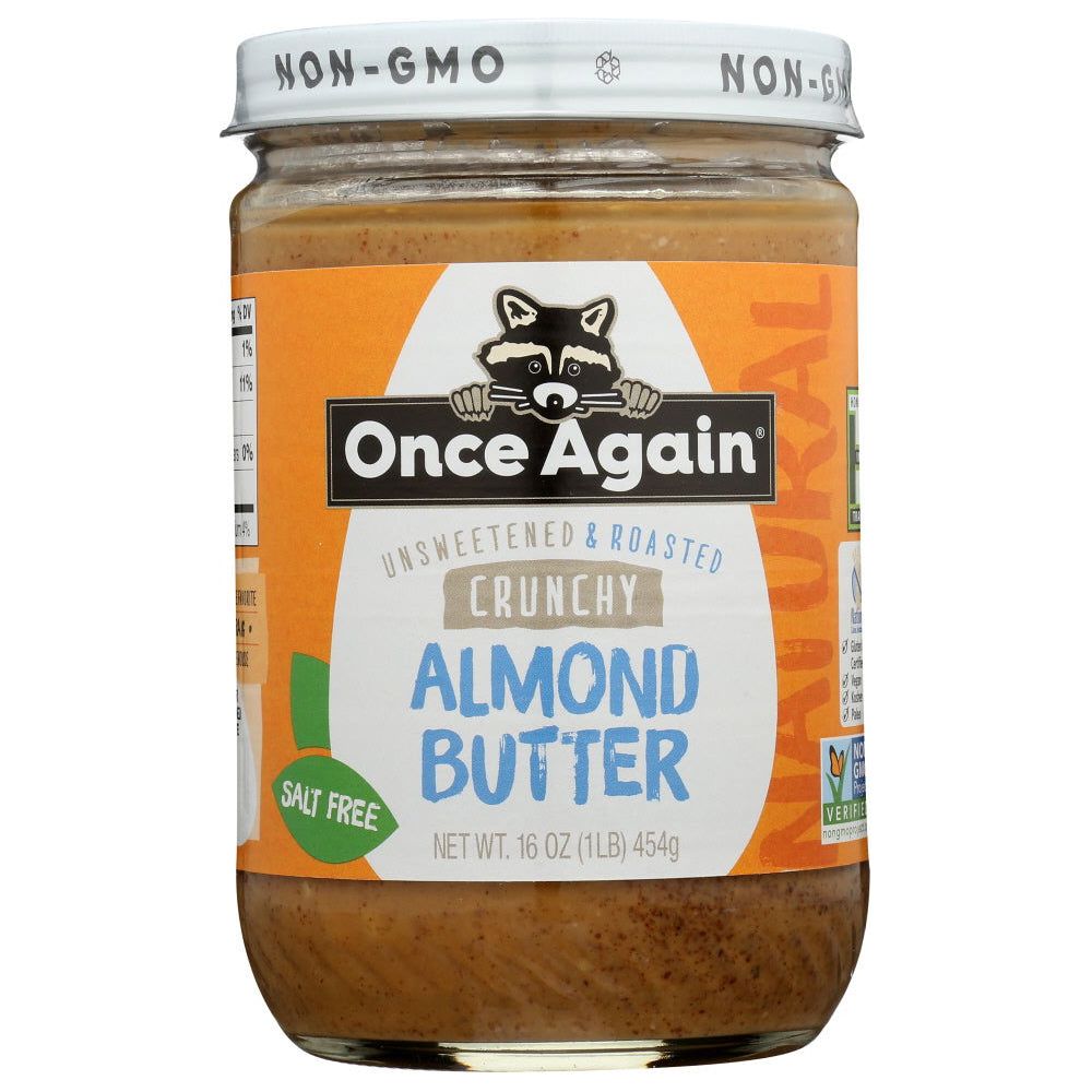 ONCE AGAIN: Almond Butter Crunchy, 16 oz - Sunshine Co Op. - #tag1# - #tag2# - #tag3# - #tag4#