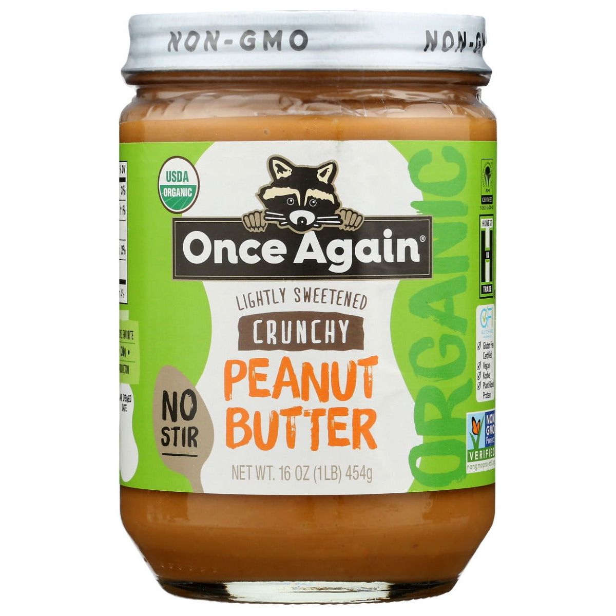 ONCE AGAIN: Organic American Classic Crunchy Peanut Butter, 16 Oz - Sunshine Co Op. - #tag1# - #tag2# - #tag3# - #tag4#