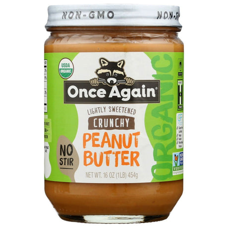 ONCE AGAIN: Organic American Classic Crunchy Peanut Butter, 16 Oz - Sunshine Co Op. - #tag1# - #tag2# - #tag3# - #tag4#