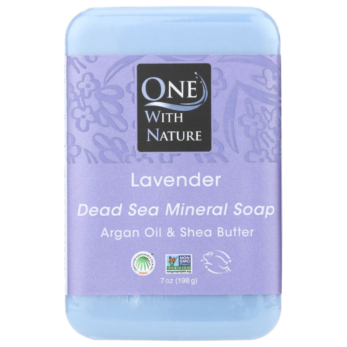 ONE WITH NATURE: Triple Milled Soap Lavender Soap Bar, 7 oz - Sunshine Co Op. - #tag1# - #tag2# - #tag3# - #tag4#