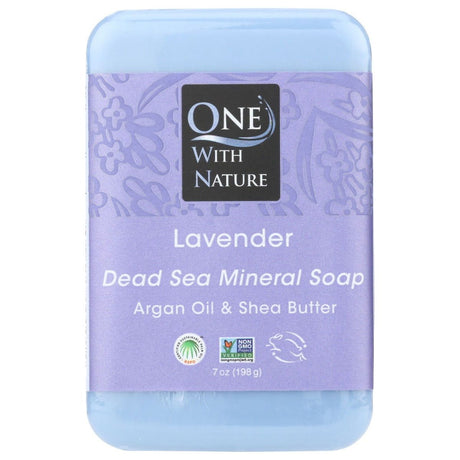 ONE WITH NATURE: Triple Milled Soap Lavender Soap Bar, 7 oz - Sunshine Co Op. - #tag1# - #tag2# - #tag3# - #tag4#