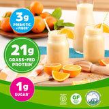 Orgain Grass-Fed Whey Protein Powder, Vanilla Bean - 21g, 1.82lb