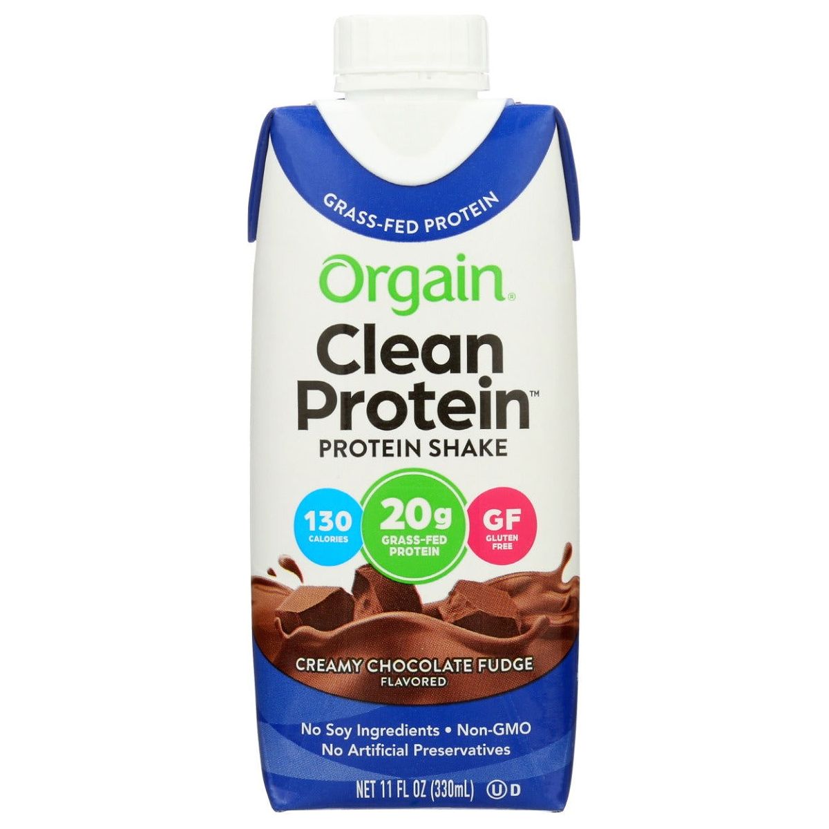 ORGAIN: 20g Clean Protein Shake Creamy Chocolate Fudge, 11 fo - Sunshine Co Op. - #tag1# - #tag2# - #tag3# - #tag4#