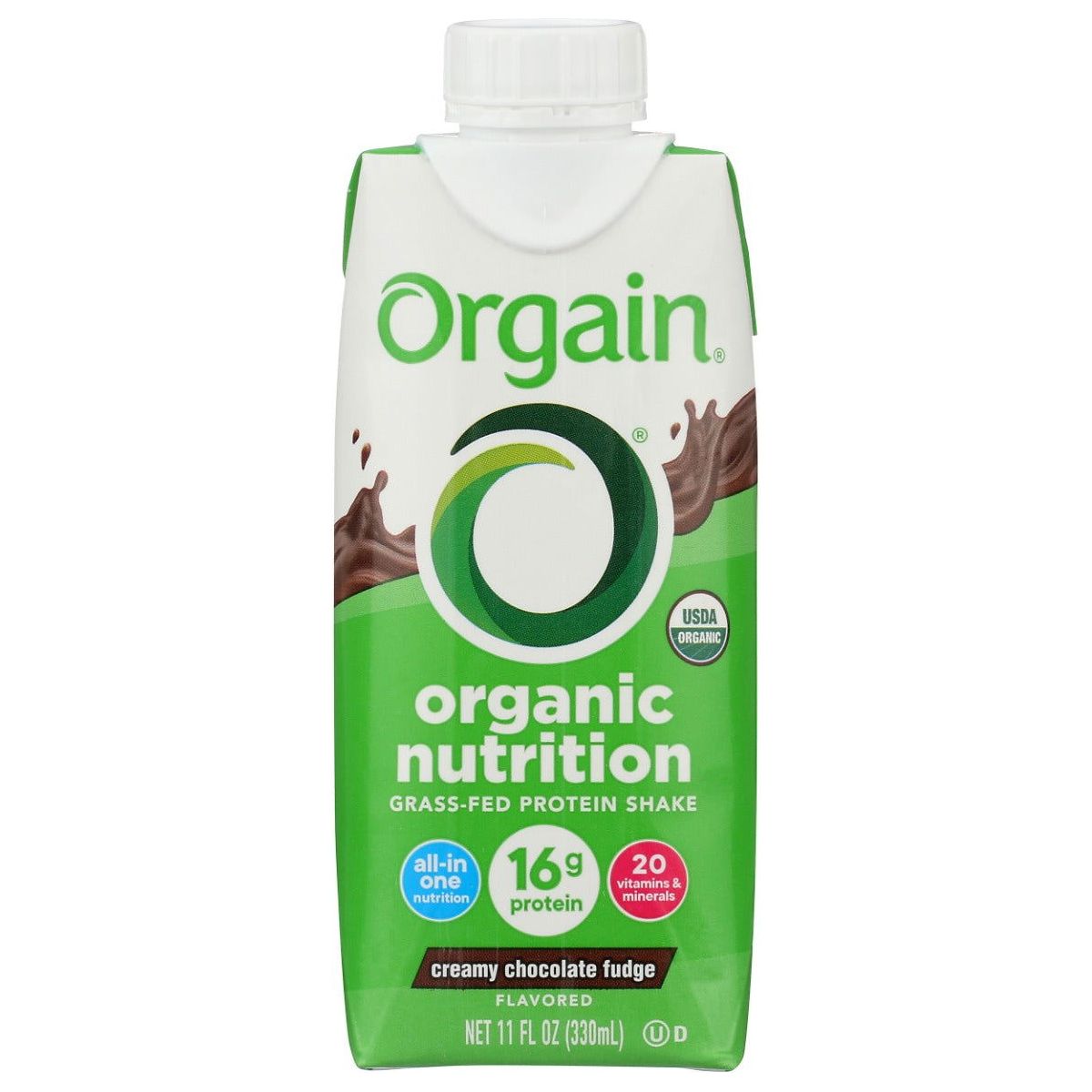 ORGAIN: Organic Nutrition Shake Creamy Chocolate Fudge, 11 fo - Sunshine Co Op. - #tag1# - #tag2# - #tag3# - #tag4#