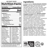 ORGAIN Organic Plant-Based Protein Shake, Smooth Chocolate, 11 Fl Oz X 4PK - Sunshine Co Op. - #tag1# - #tag2# - #tag3# - #tag4#
