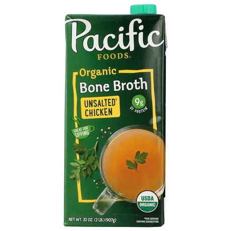 PACIFIC FOODS: Organic Bone Broth Chicken, 32 oz - Sunshine Co Op. - #tag1# - #tag2# - #tag3# - #tag4#