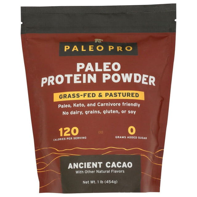 PALEO PRO: Protein Powder Ancient Cacao, 454 gm - Sunshine Co Op. - #tag1# - #tag2# - #tag3# - #tag4#