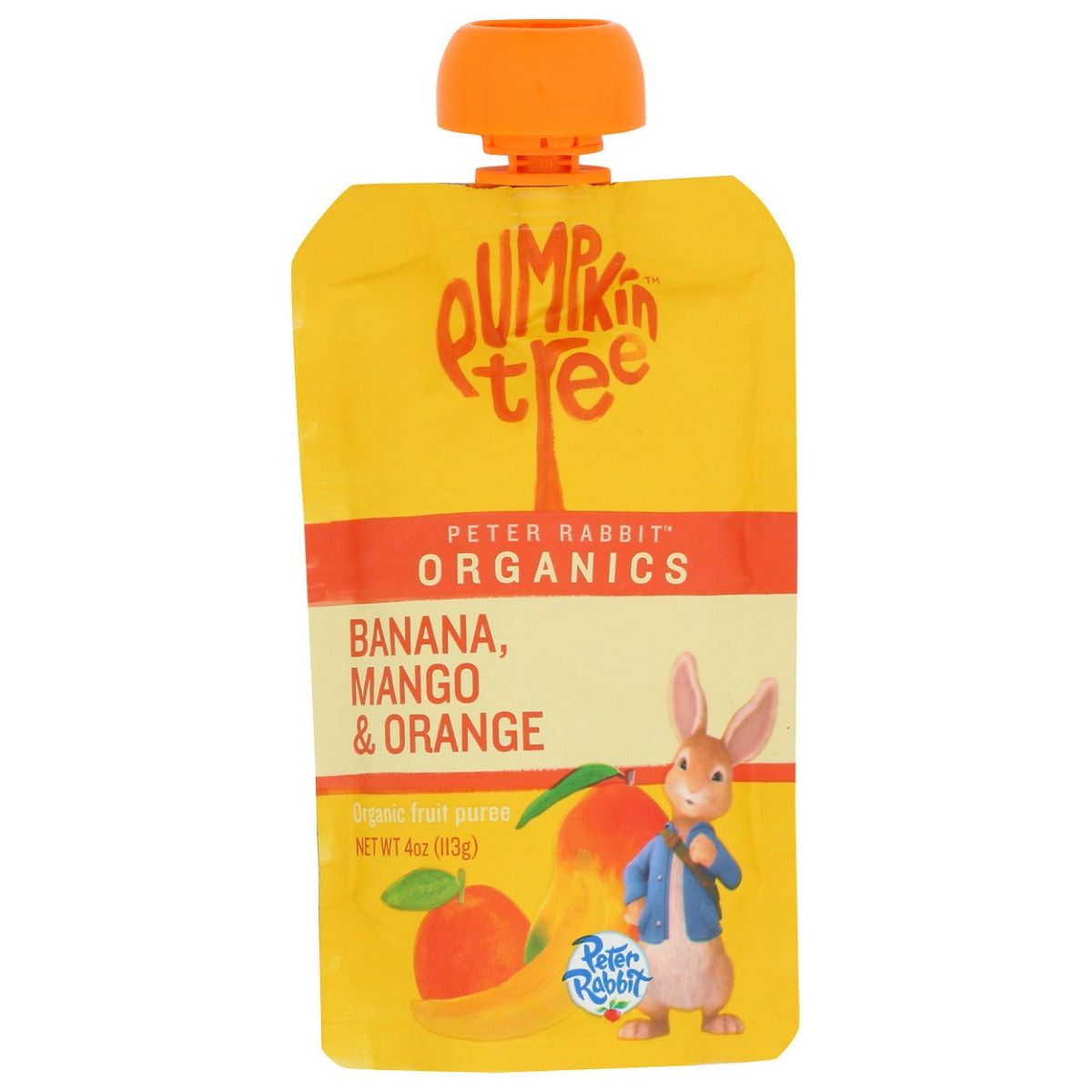 PETER RABBIT: Baby Mango Banana Orange Organic, 4 oz - Sunshine Co Op. - #tag1# - #tag2# - #tag3# - #tag4#