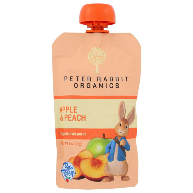 PETER RABBIT: Baby Peach Apple Organic, 4 oz - Sunshine Co Op. - #tag1# - #tag2# - #tag3# - #tag4#
