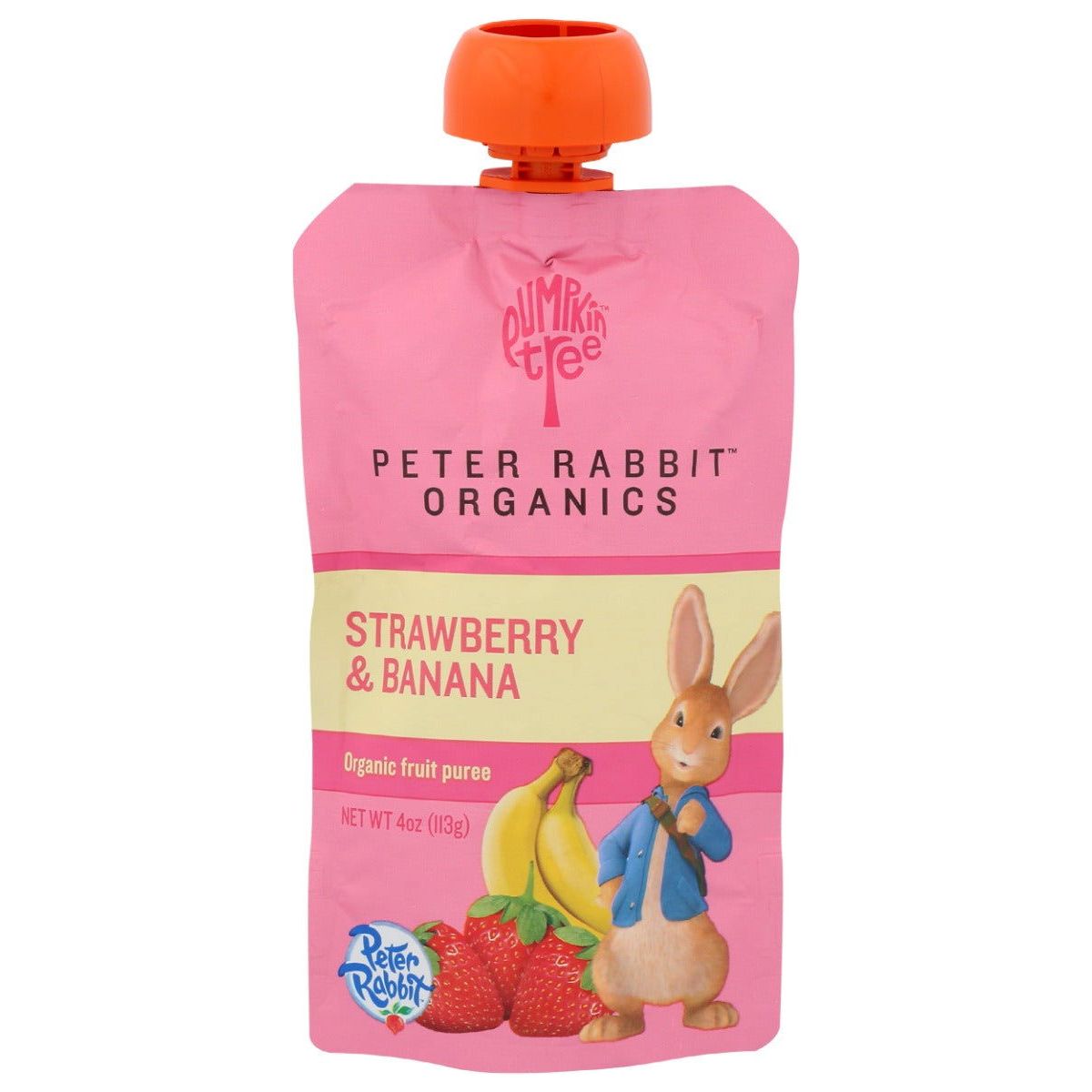 PETER RABBIT: Baby Strawberry Banana Organic, 4 oz - Sunshine Co Op. - #tag1# - #tag2# - #tag3# - #tag4#