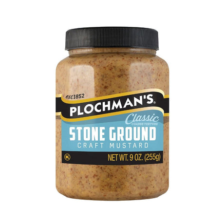 PLOCHMANS: Stone Ground Classic Coarse Texture, 9 oz - Sunshine Co Op. - #tag1# - #tag2# - #tag3# - #tag4#