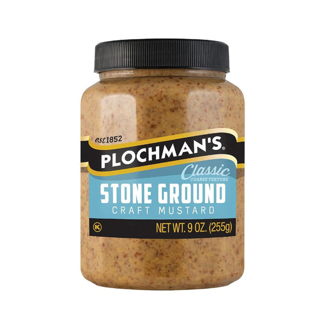 PLOCHMANS: Stone Ground Classic Coarse Texture, 9 oz - Sunshine Co Op. - #tag1# - #tag2# - #tag3# - #tag4#