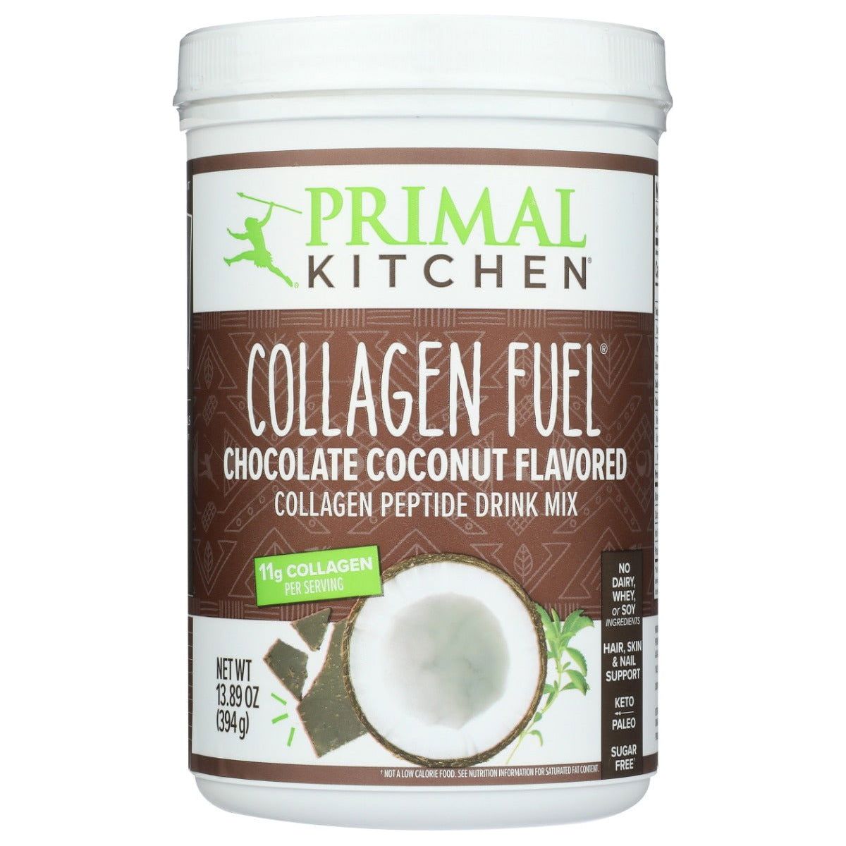PRIMAL KITCHEN: Collagen Fuel Chocolate Coconut, 13.9 oz - Sunshine Co Op. - #tag1# - #tag2# - #tag3# - #tag4#