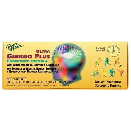 PRINCE OF PEACE: Ginkgo Plus Endurance Formula, 30 pc - Sunshine Co Op. - #tag1# - #tag2# - #tag3# - #tag4#