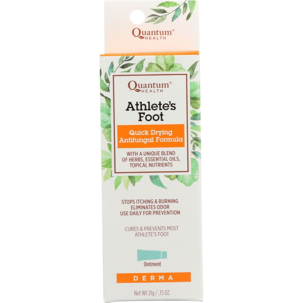 QUANTUM: Athletes Foot Cure, 21 gm - Sunshine Co Op. - #tag1# - #tag2# - #tag3# - #tag4#