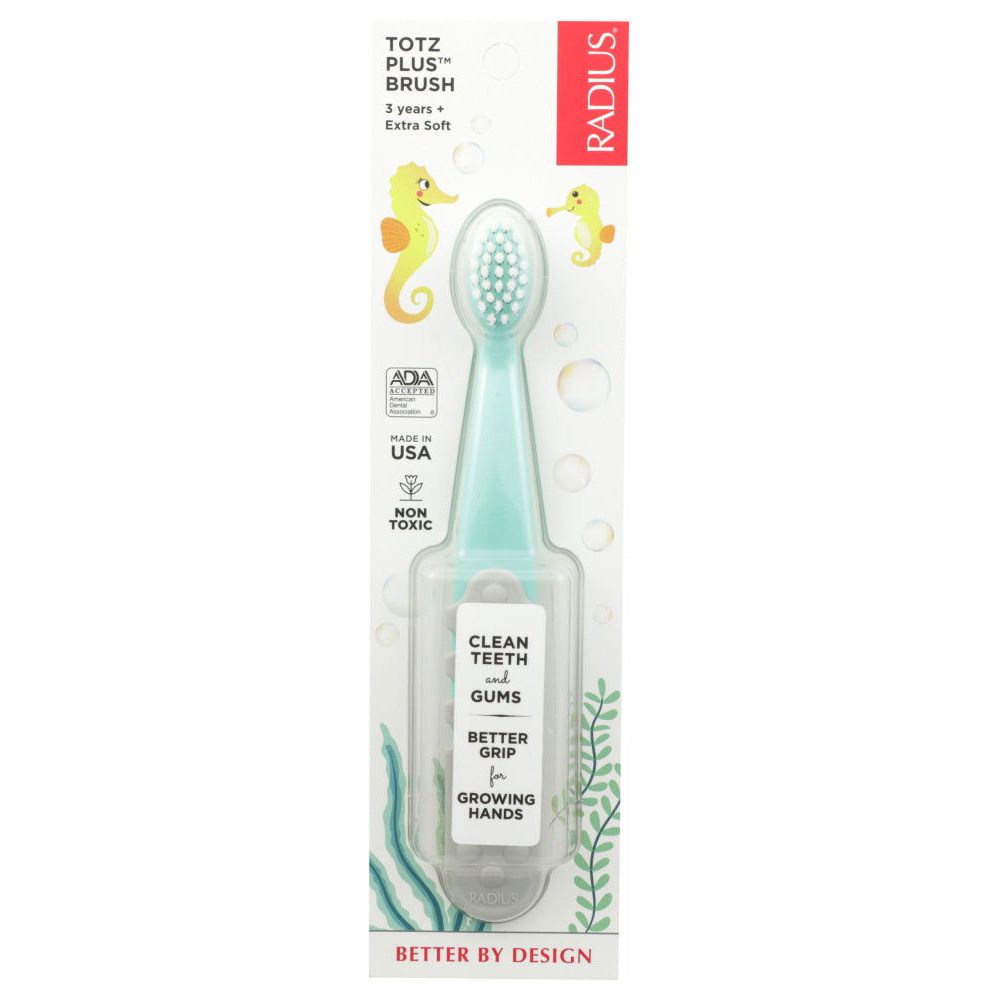 RADIUS: Toothbrush Totz Plus Silky Soft, 1 ea - Sunshine Co Op. - #tag1# - #tag2# - #tag3# - #tag4#