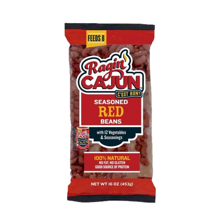 RAGIN CAJUN: Seasoned Red Beans, 16 oz - Sunshine Co Op. - #tag1# - #tag2# - #tag3# - #tag4#