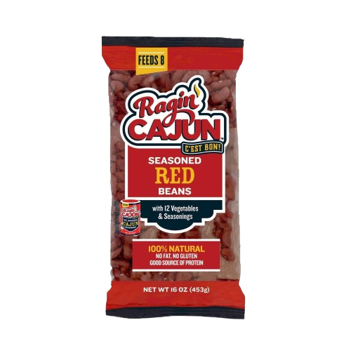 RAGIN CAJUN: Seasoned Red Beans, 16 oz - Sunshine Co Op. - #tag1# - #tag2# - #tag3# - #tag4#