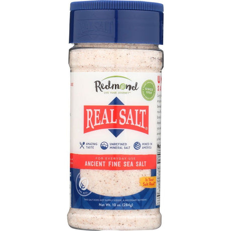 REDMOND: Realsalt Nature's First Sea Salt Fine, 9 oz - Sunshine Co Op. - #tag1# - #tag2# - #tag3# - #tag4#