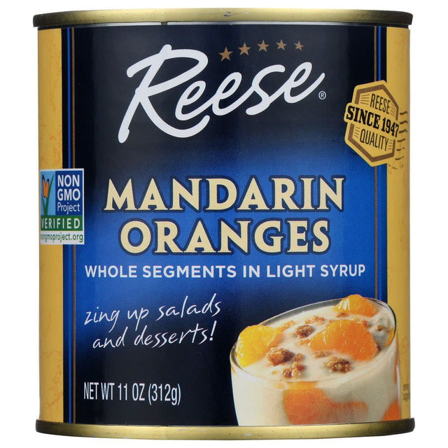REESE: Mandarin Oranges Whole Segments In Light Syrup, 11 oz - Sunshine Co Op. - #tag1# - #tag2# - #tag3# - #tag4#