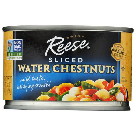 REESE: Sliced Water Chestnuts, 8 oz - Sunshine Co Op. - #tag1# - #tag2# - #tag3# - #tag4#