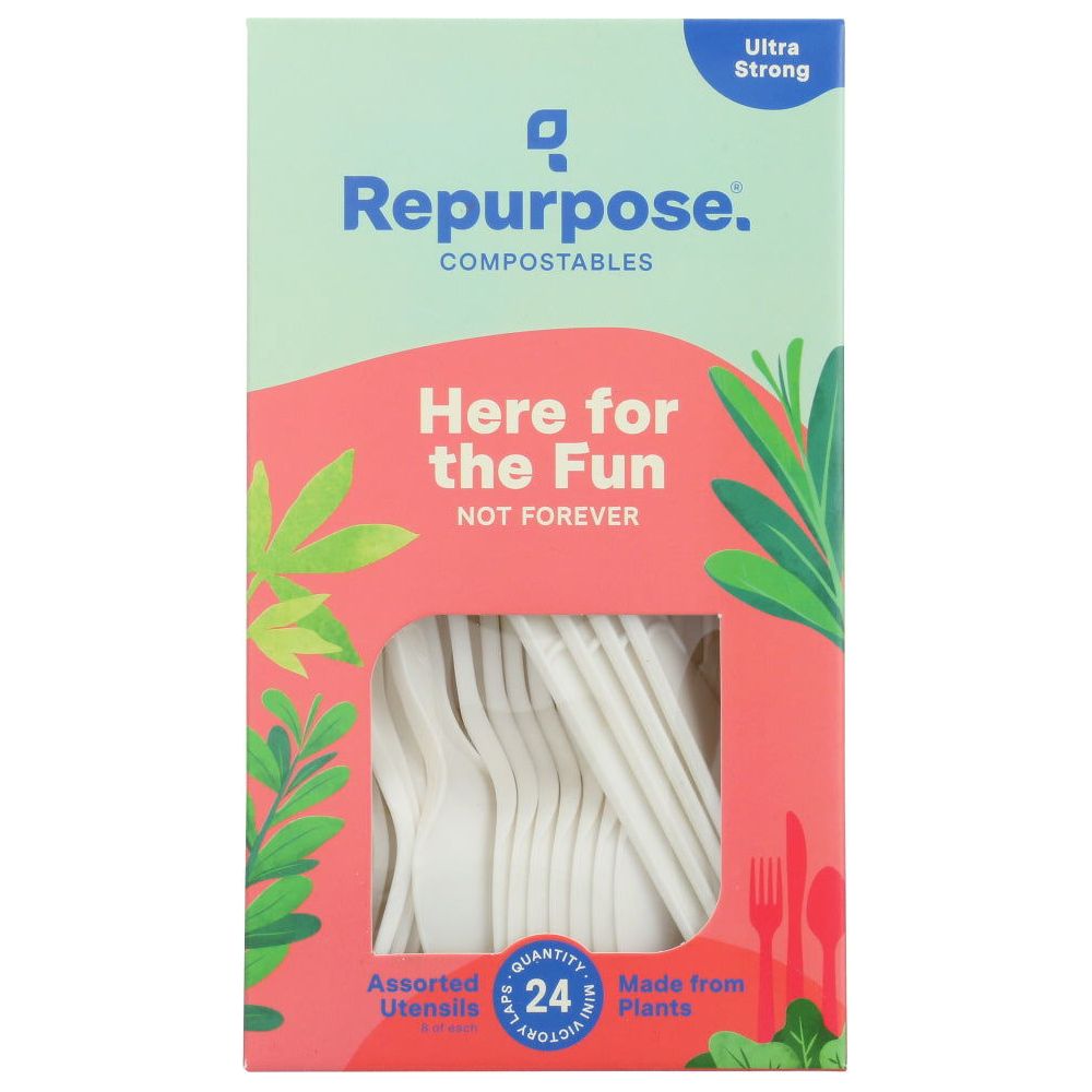 REPURPOSE: Assorted Utensils, 24 ea - Sunshine Co Op. - #tag1# - #tag2# - #tag3# - #tag4#