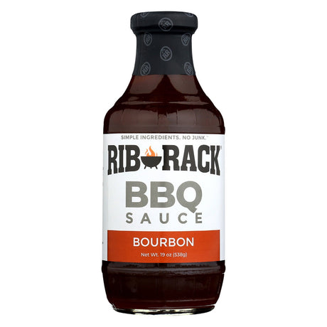 RIB RACK: Bourbon BBQ Sauce, 19 oz - Sunshine Co Op. - #tag1# - #tag2# - #tag3# - #tag4#