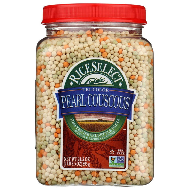 RICESELECT: Tri Color Pearl Couscous, 24.5 oz - Sunshine Co Op. - #tag1# - #tag2# - #tag3# - #tag4#