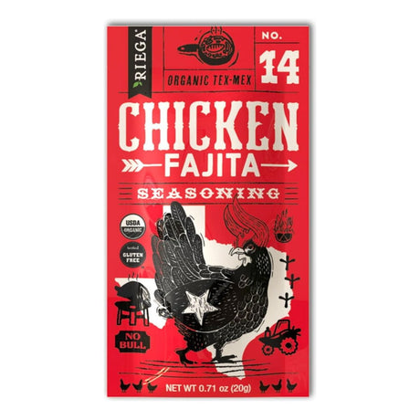 RIEGA: Chicken Fajita Seasoning Mix, 0.71 oz - Sunshine Co Op. - #tag1# - #tag2# - #tag3# - #tag4#