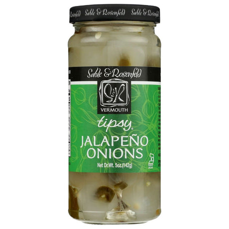 SABLE AND ROSENFELD: Vermouth Jalapeno Tipsy Onions, 5 oz - Sunshine Co Op. - #tag1# - #tag2# - #tag3# - #tag4#