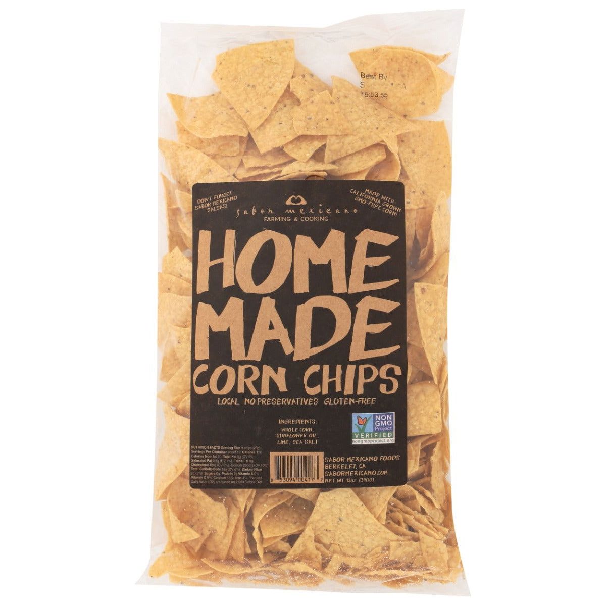 SABOR MEXICANO: Original Tortilla Chips, 12 oz - Sunshine Co Op. - #tag1# - #tag2# - #tag3# - #tag4#