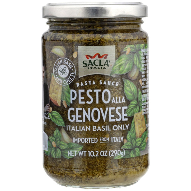 SACLA: Pesto Alla Genovese, 10.2 oz - Sunshine Co Op. - #tag1# - #tag2# - #tag3# - #tag4#