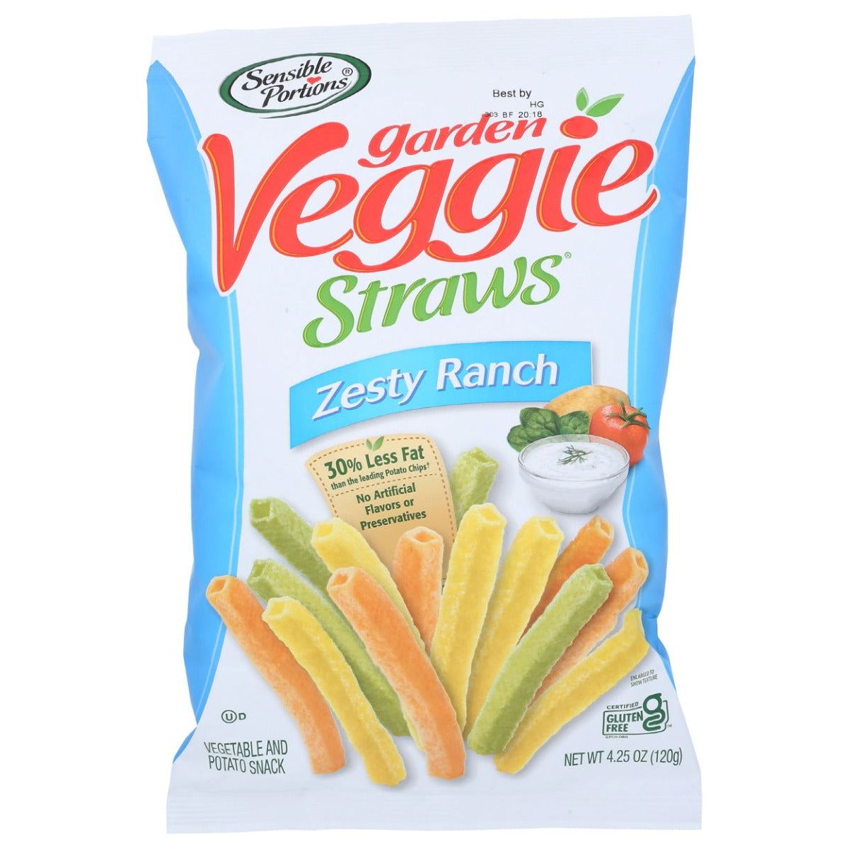 SENSIBLE PORTIONS: Straw Veggie Zesty Ranch, 5 oz - Sunshine Co Op. - #tag1# - #tag2# - #tag3# - #tag4#