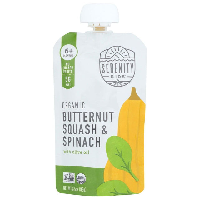 SERENITY KIDS: Organic Butternut and Spinach with Organic Olive Oil, 3.5 oz - Sunshine Co Op. - #tag1# - #tag2# - #tag3# - #tag4#