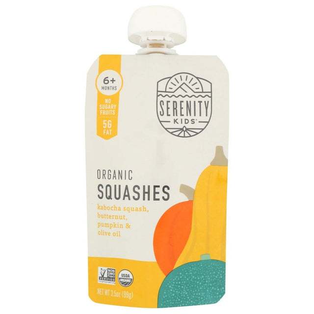 SERENITY KIDS: Organic Squashes With Organic Olive Oil, 3.5 oz - Sunshine Co Op. - #tag1# - #tag2# - #tag3# - #tag4#
